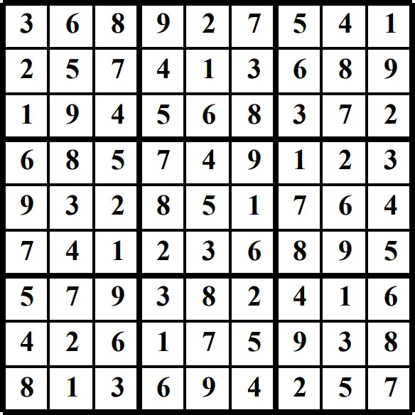 Printable Sudoku puzzles