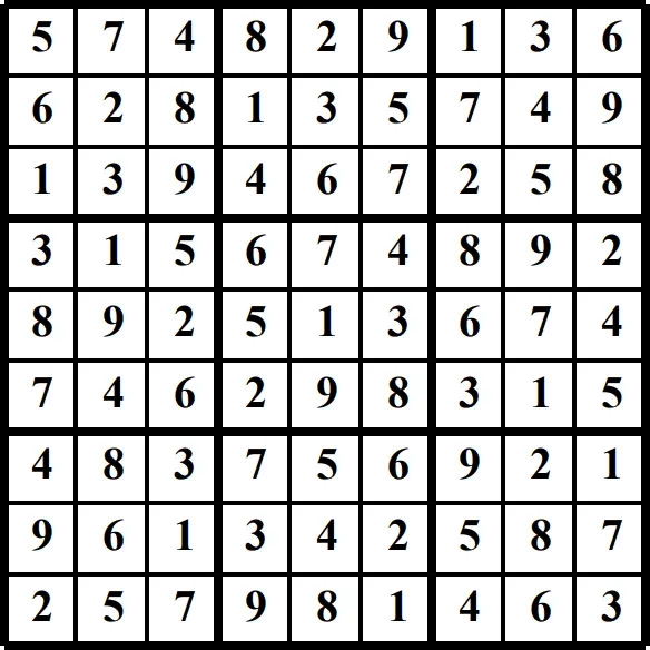 Printable Sudoku puzzles