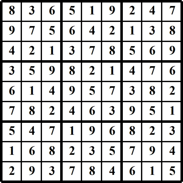 Printable Sudoku puzzles