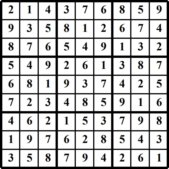 Printable Sudoku puzzles