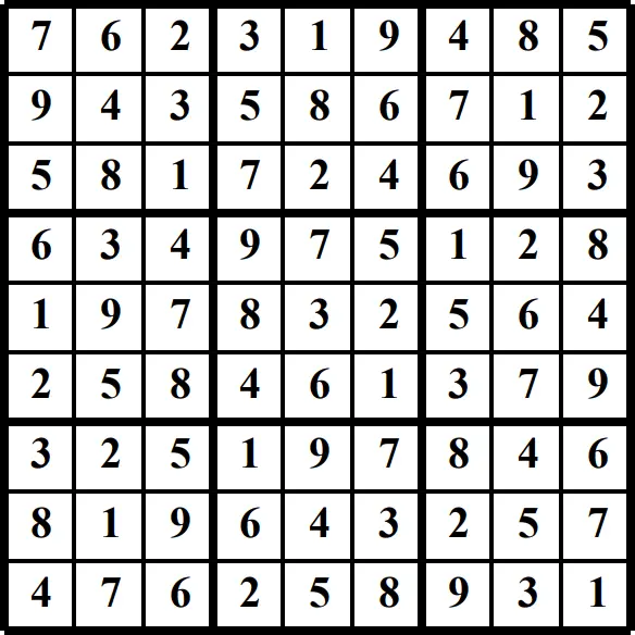 Printable Sudoku puzzles