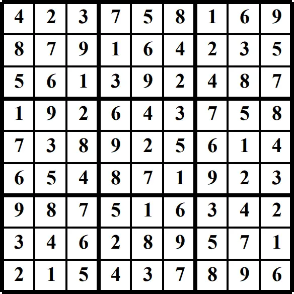 Printable Sudoku puzzles