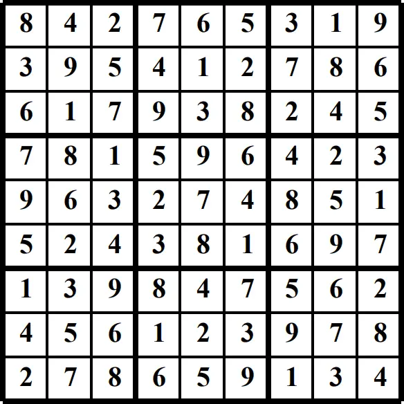 Printable Sudoku puzzles