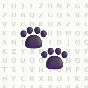 Large Print Pets printable large print word search