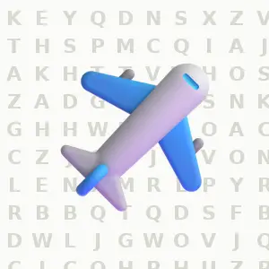 Large Print Travel printable large print word search