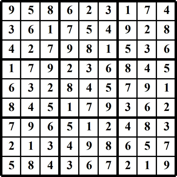 Printable Sudoku puzzles