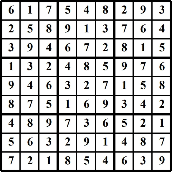 Printable Sudoku puzzles