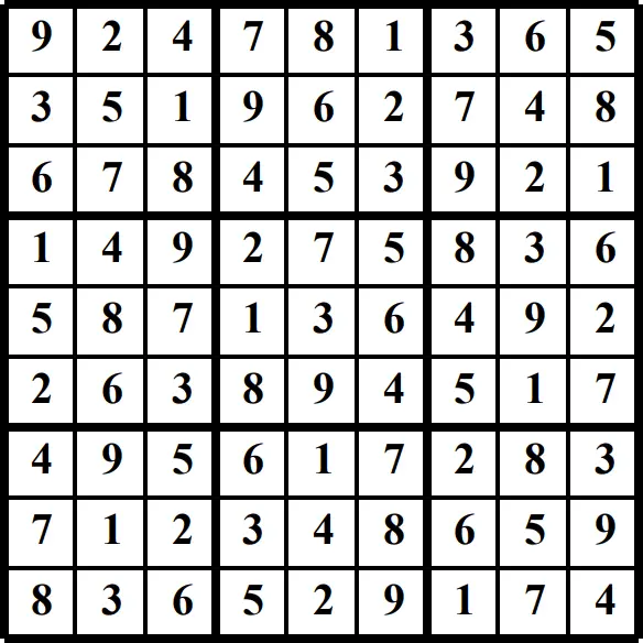 Printable Sudoku puzzles