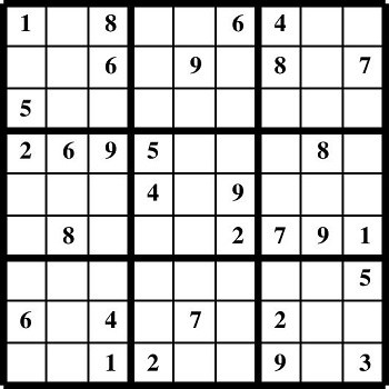 Printable Sudoku puzzles