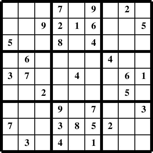 Printable Sudoku puzzles