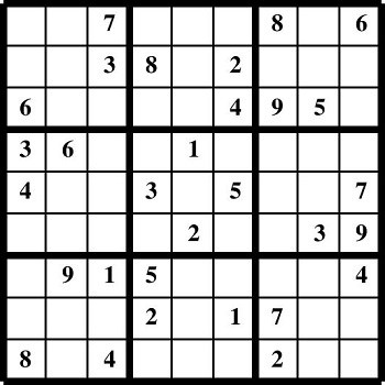 Printable Sudoku puzzles