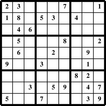 Printable Sudoku puzzles