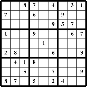 Printable Sudoku puzzles