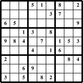 Printable Sudoku puzzles