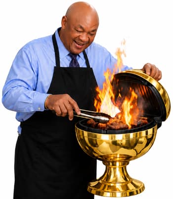 George Foreman grilling on the Goblet of Fire
