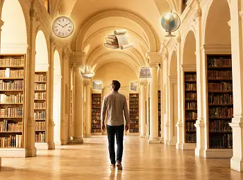 Memory Palace technique visualization