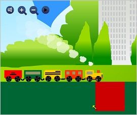 mini train game
