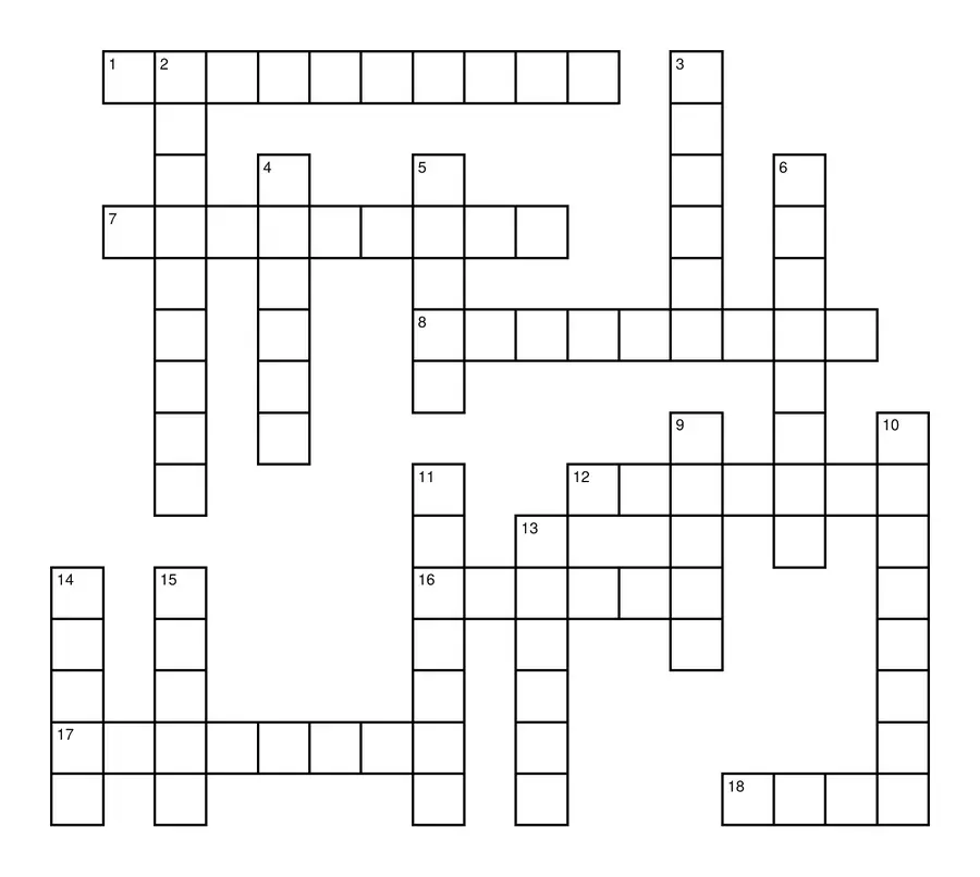 Outer Space Crossword Puzzle