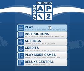 picross nonograms menu