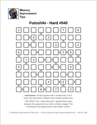 hard printable futoshiki puzzle