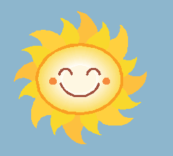 Smiling sun