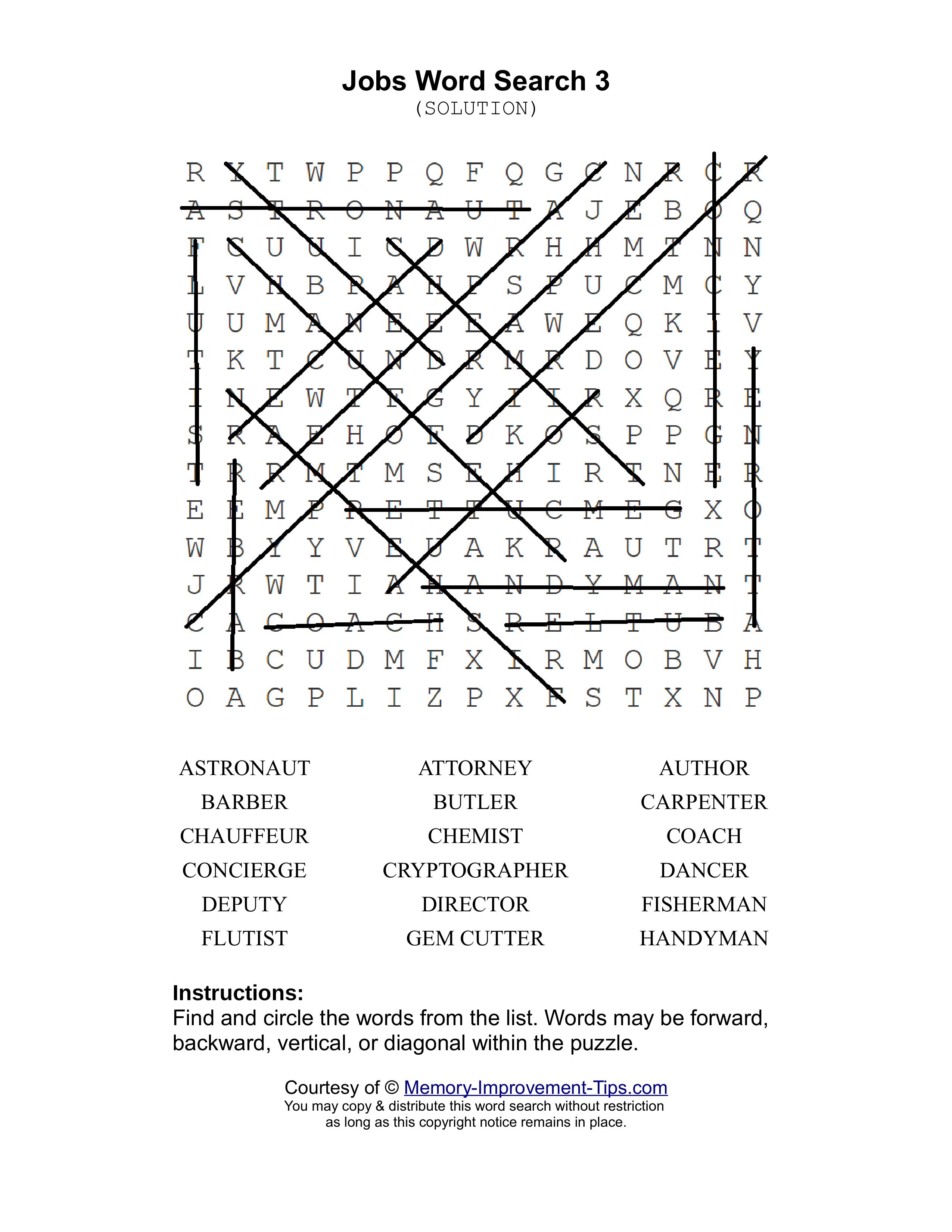 Jobs 3 word search printable solution