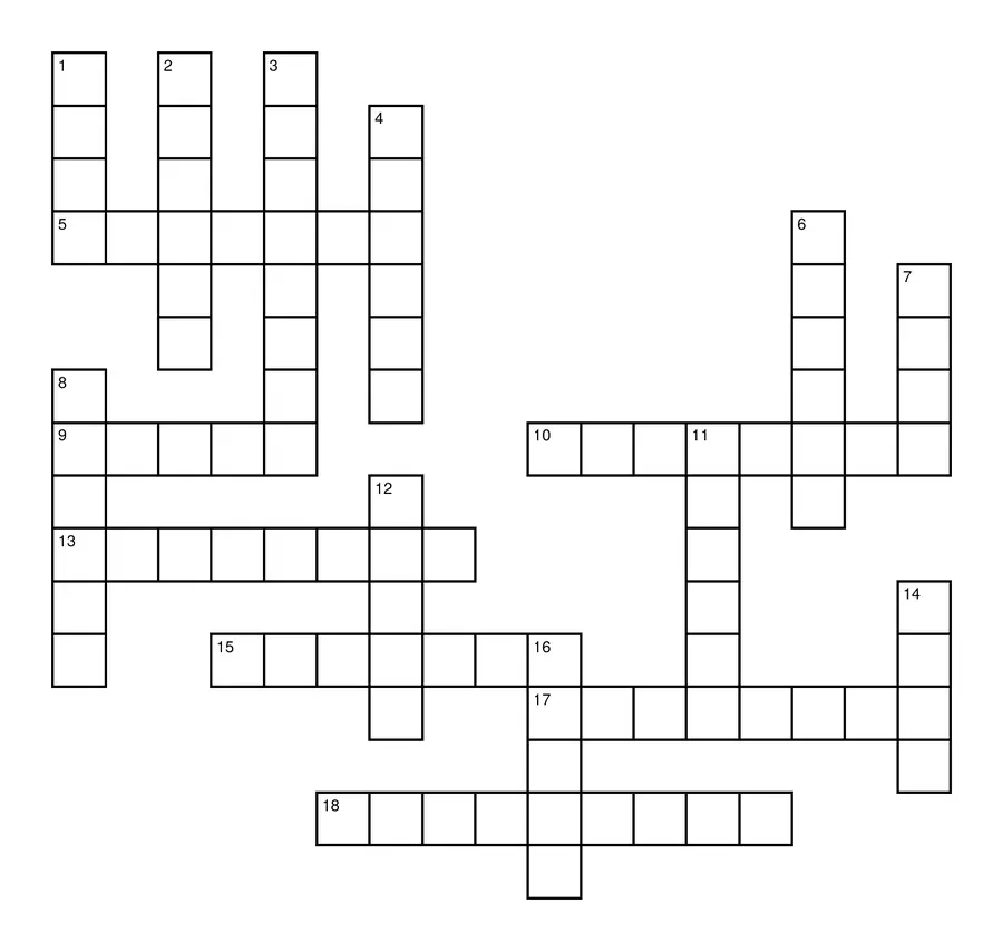 Spring Crossword Puzzle