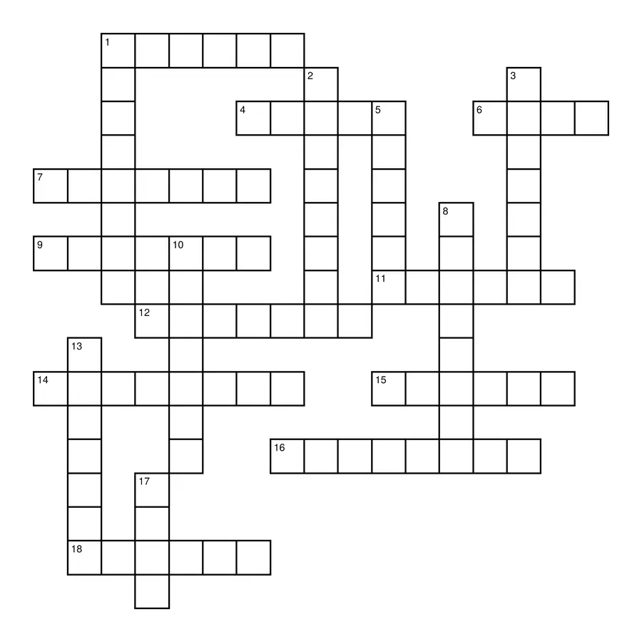 Summer Crossword Puzzle