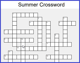 Easy Printable Crossword Puzzles Free