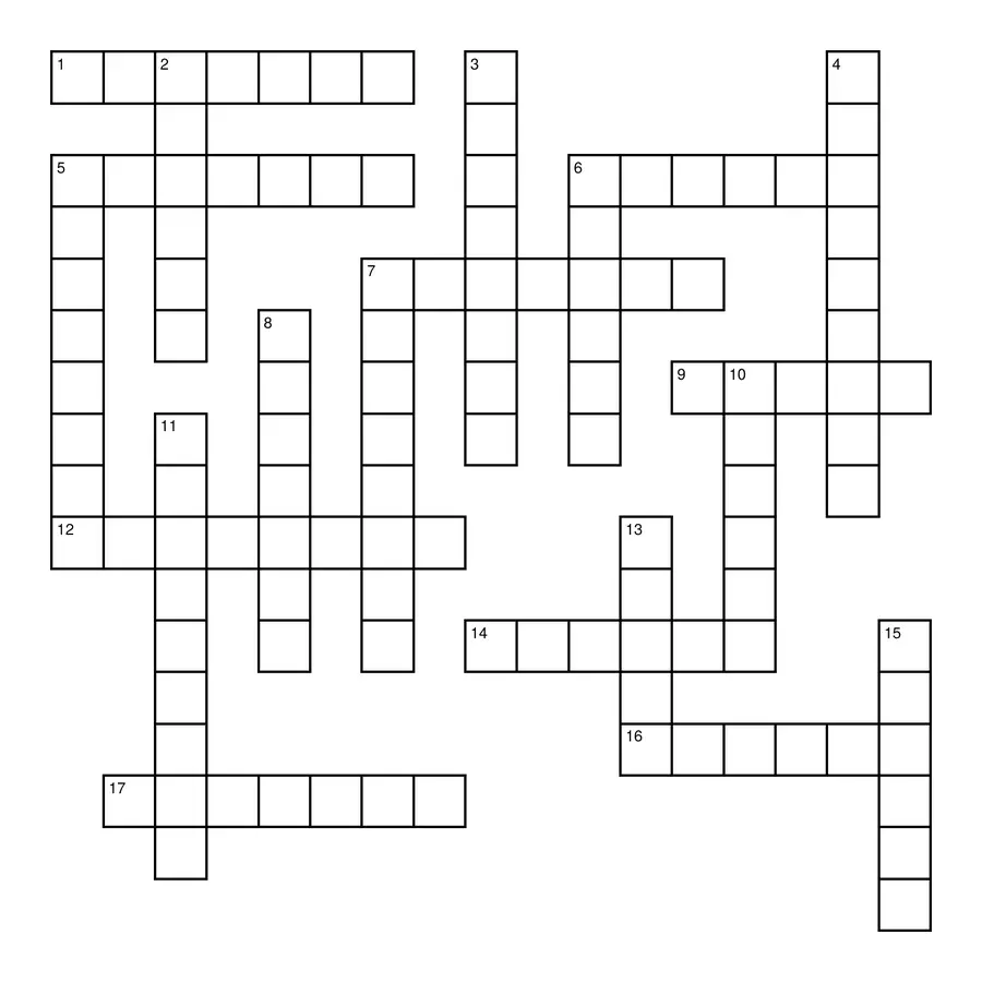 Thanksgiving Crossword Puzzle