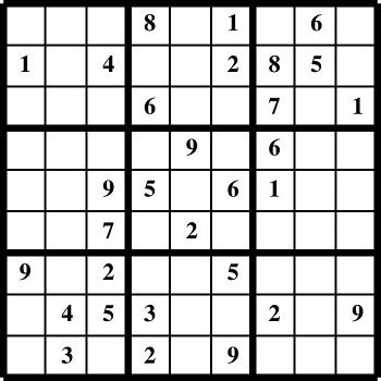 Printable Sudoku puzzles