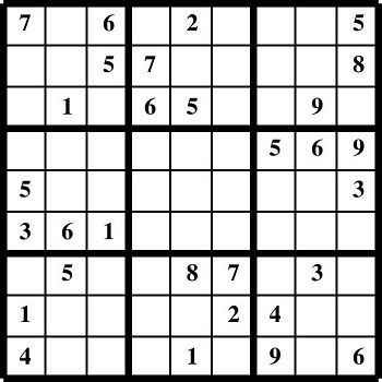 Printable Sudoku puzzles