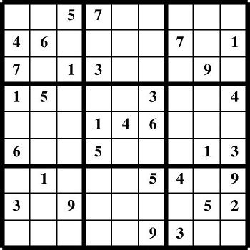 Printable Sudoku puzzles