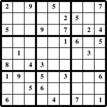 Printable Sudoku puzzles