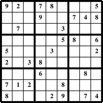 Printable Sudoku puzzles