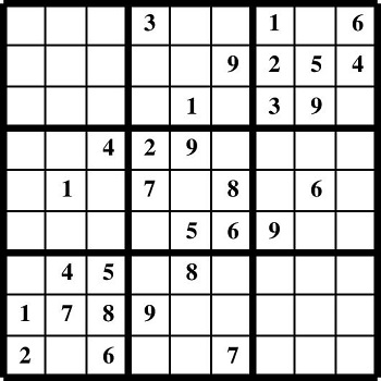 Printable Sudoku puzzles