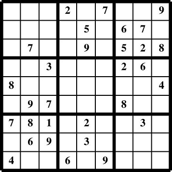 Printable Sudoku puzzles