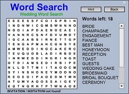 Wedding Word Search