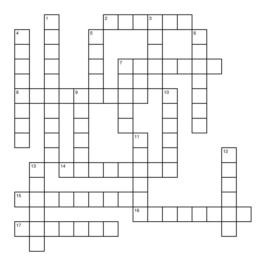 Winter Crossword Puzzle
